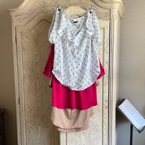 Bundle of Three Ann Taylor Blouses - Size Small